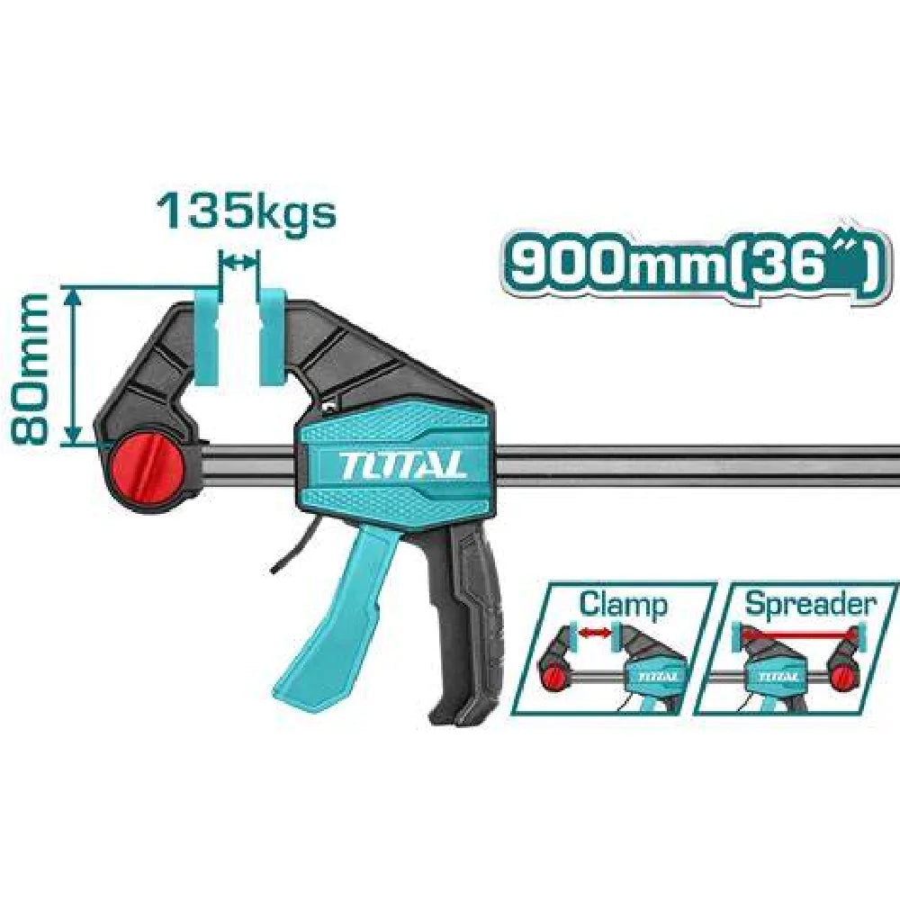 Total Quick Bar Clamps THT1346803 Total
